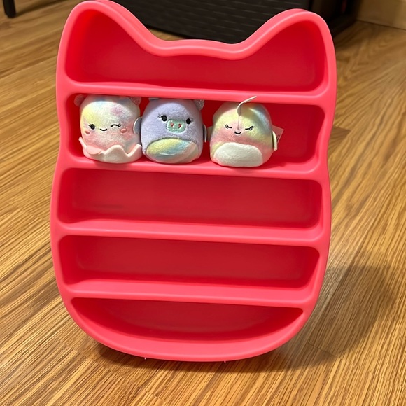Squishmallows Squishville Play & Display Storage Case With 4 Mini 2-Inch Plush Toys - Big Foot, Axolotl, Parrot, Chameleon - View #10